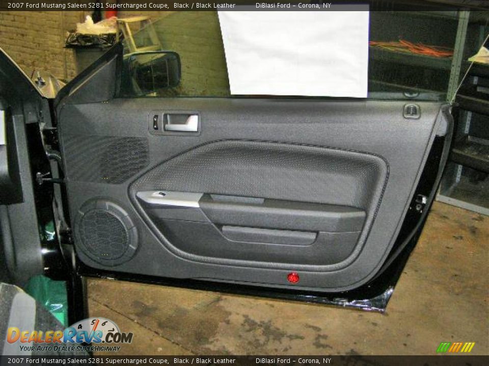 2007 Ford Mustang Saleen S281 Supercharged Coupe Black / Black Leather Photo #15