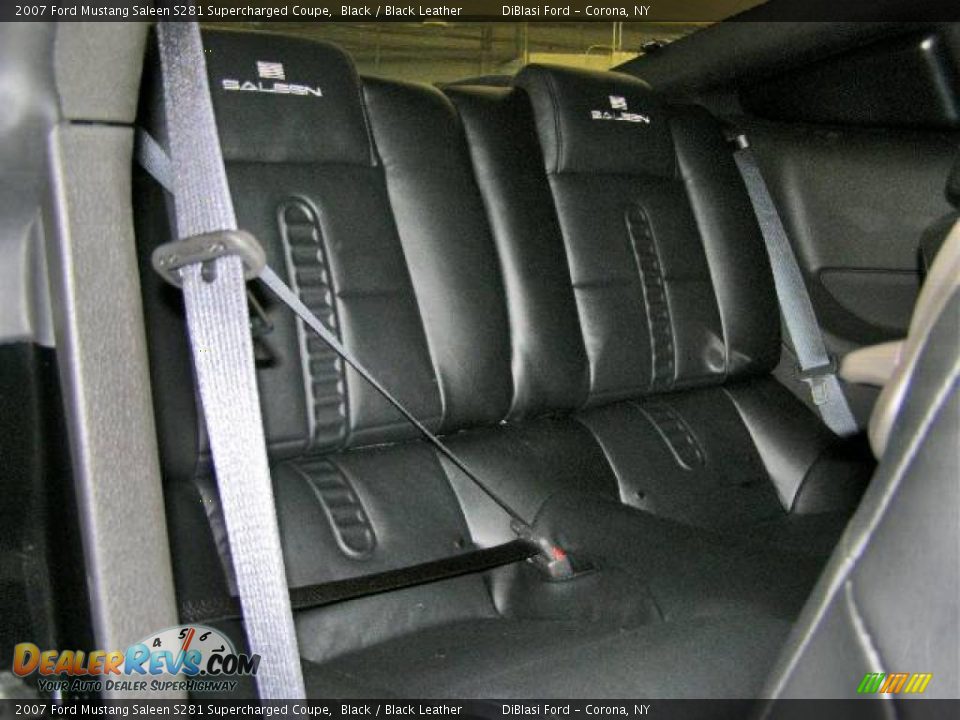 2007 Ford Mustang Saleen S281 Supercharged Coupe Black / Black Leather Photo #16