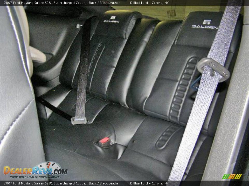 2007 Ford Mustang Saleen S281 Supercharged Coupe Black / Black Leather Photo #17