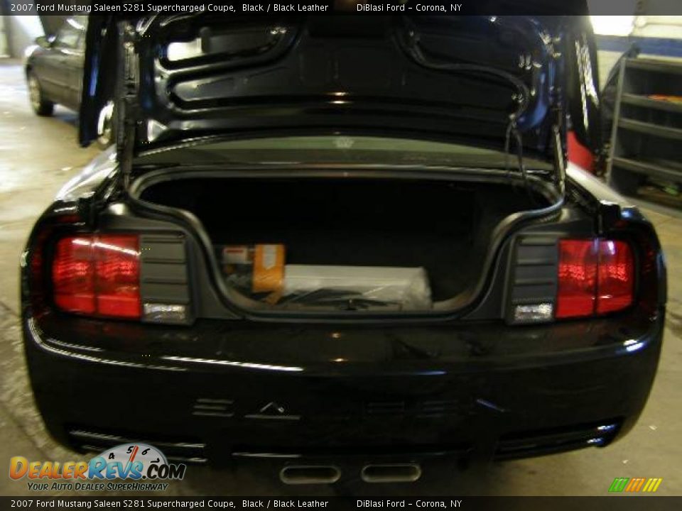 2007 Ford Mustang Saleen S281 Supercharged Coupe Black / Black Leather Photo #18