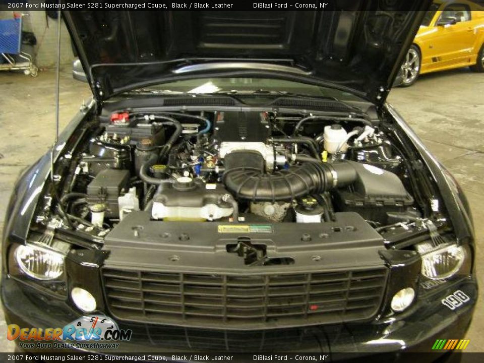 2007 Ford Mustang Saleen S281 Supercharged Coupe Black / Black Leather Photo #20