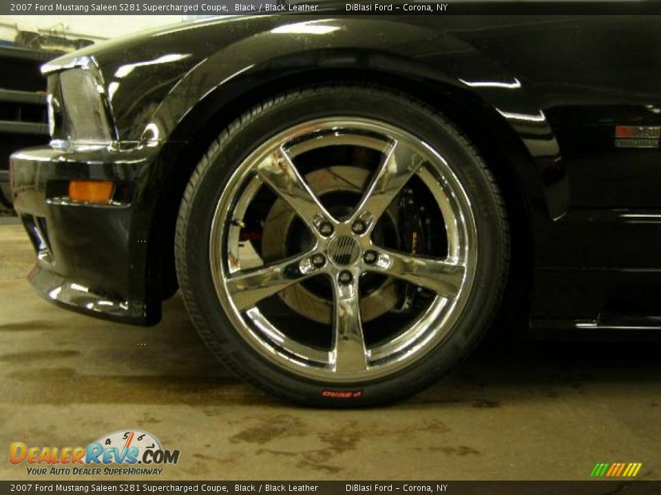 2007 Ford Mustang Saleen S281 Supercharged Coupe Black / Black Leather Photo #21