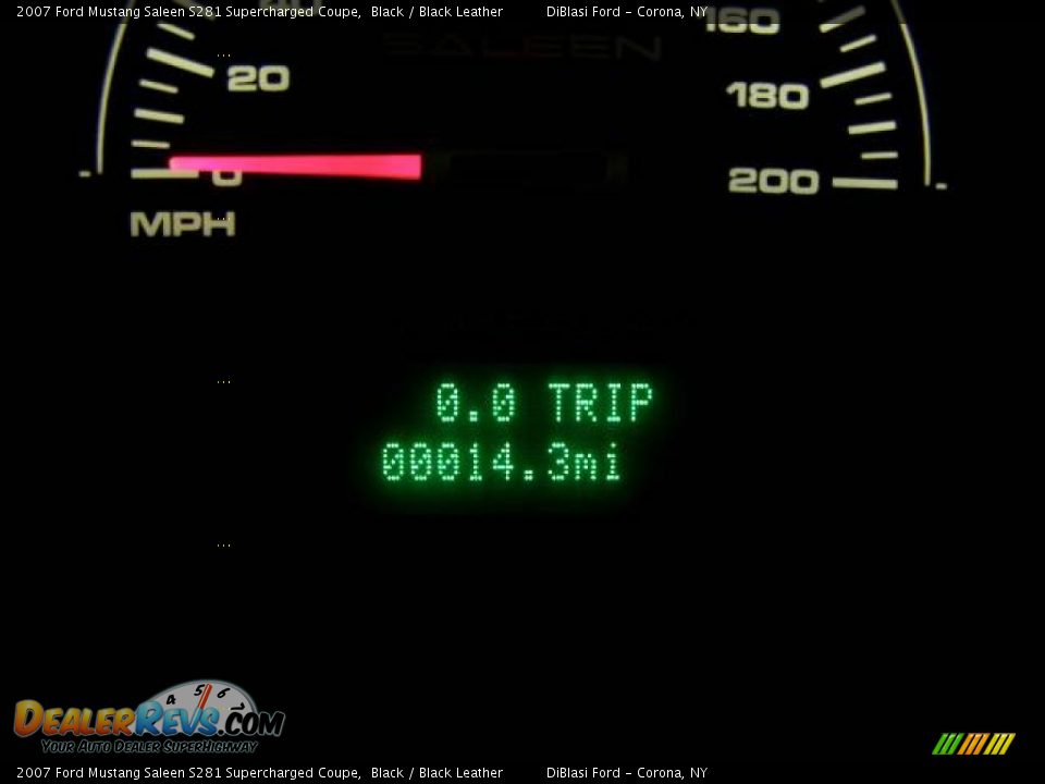 2007 Ford Mustang Saleen S281 Supercharged Coupe Black / Black Leather Photo #23