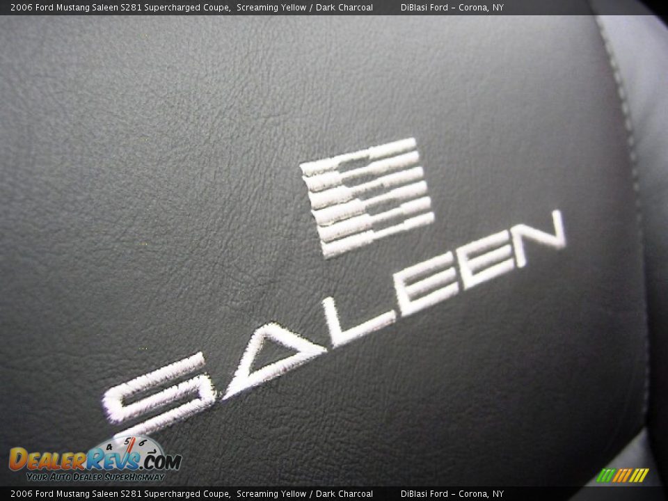 2006 Ford Mustang Saleen S281 Supercharged Coupe Screaming Yellow / Dark Charcoal Photo #18