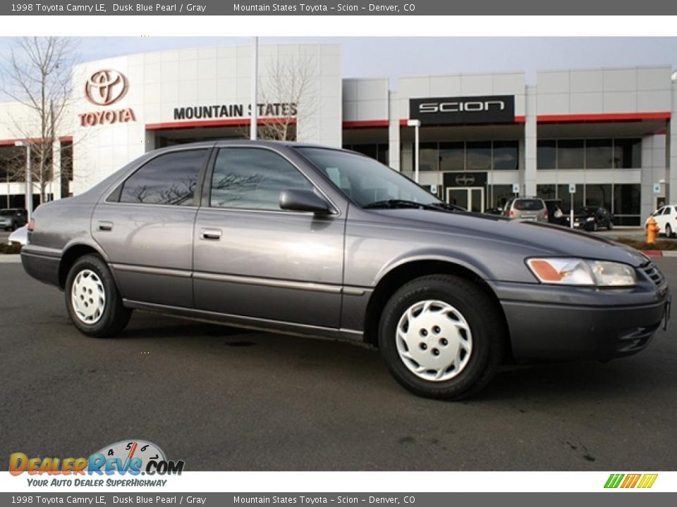 1998 Toyota Camry LE Dusk Blue Pearl / Gray Photo #1