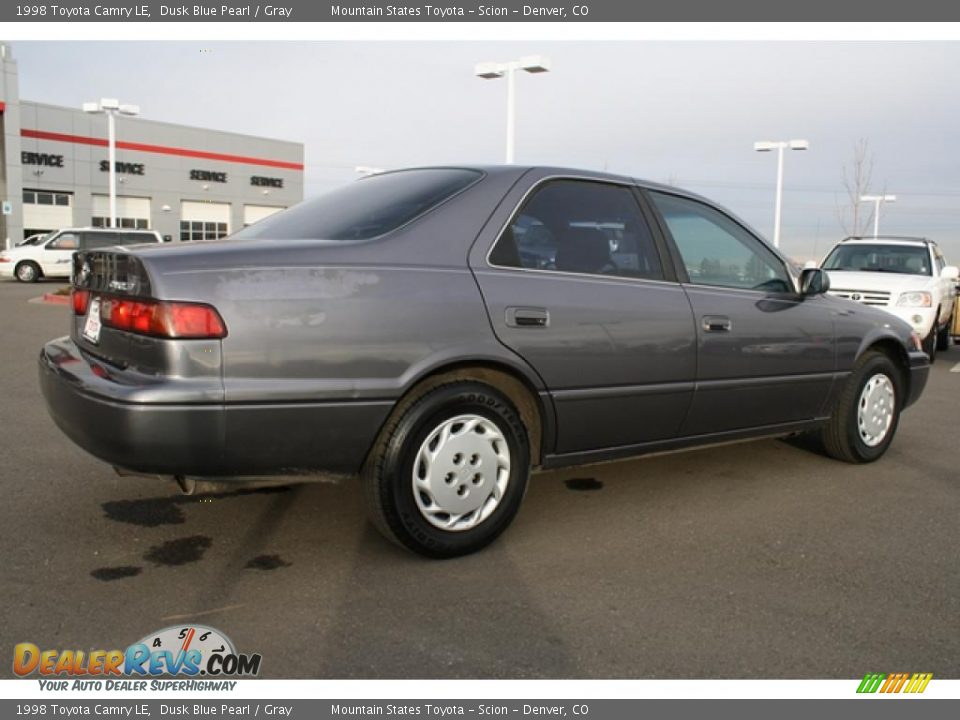 1998 Toyota Camry LE Dusk Blue Pearl / Gray Photo #2