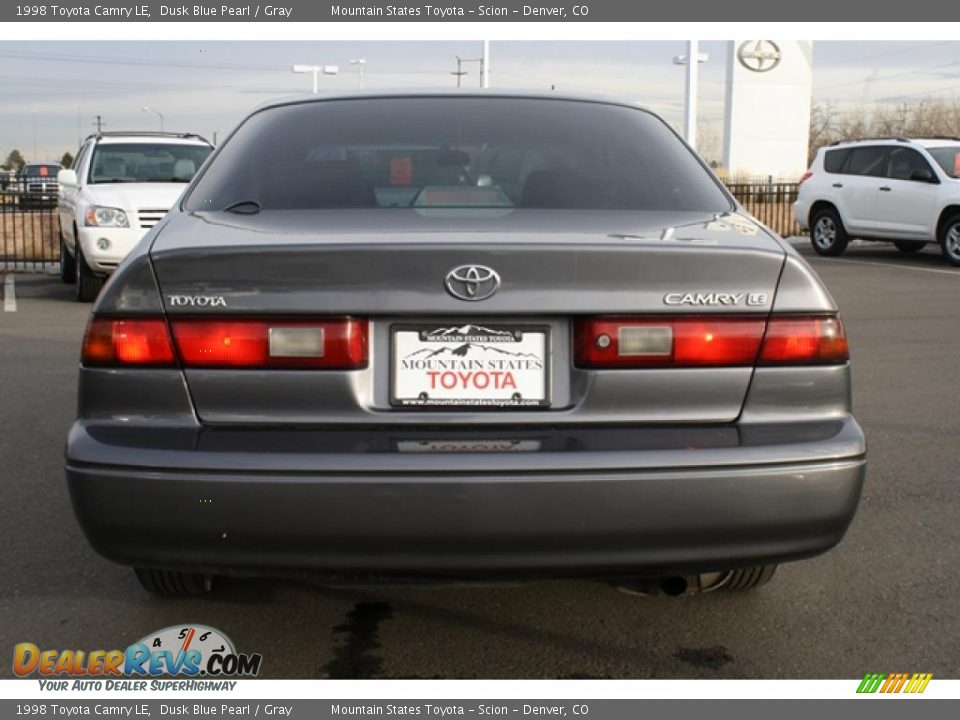 1998 Toyota Camry LE Dusk Blue Pearl / Gray Photo #3