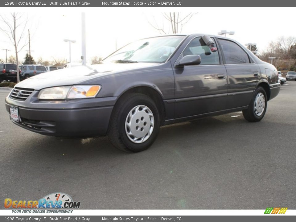 1998 Toyota Camry LE Dusk Blue Pearl / Gray Photo #5