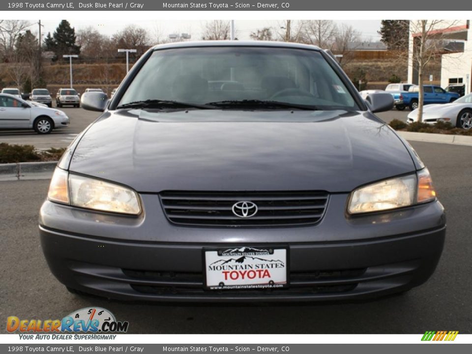 1998 Toyota Camry LE Dusk Blue Pearl / Gray Photo #6