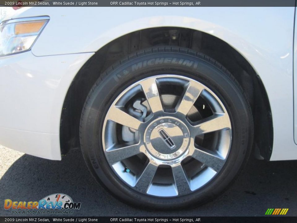 2009 Lincoln MKZ Sedan White Suede / Light Stone Photo #12