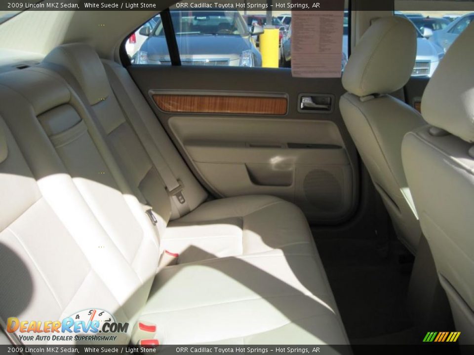 2009 Lincoln MKZ Sedan White Suede / Light Stone Photo #21