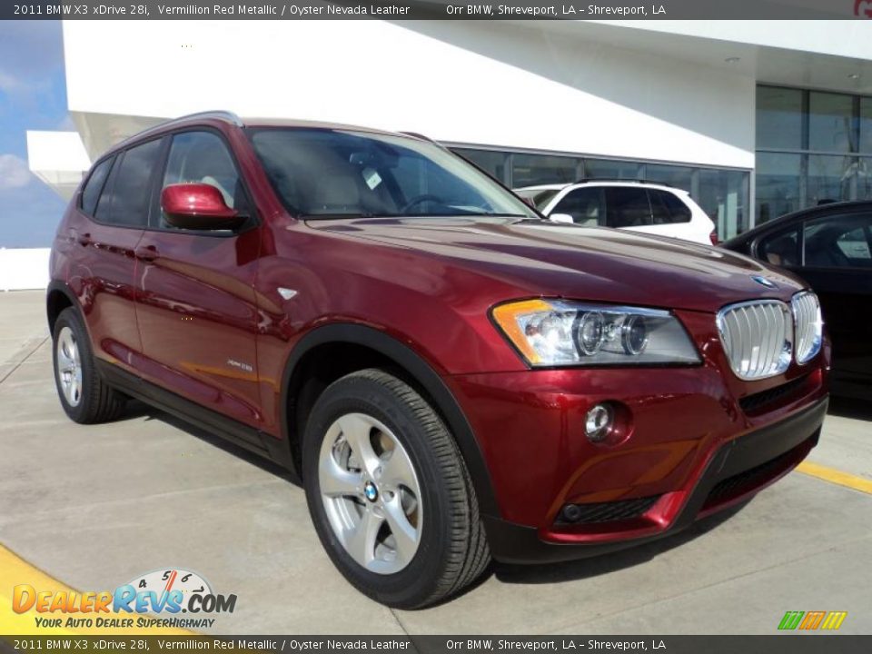 Vermillion Red Metallic 2011 BMW X3 xDrive 28i Photo #2