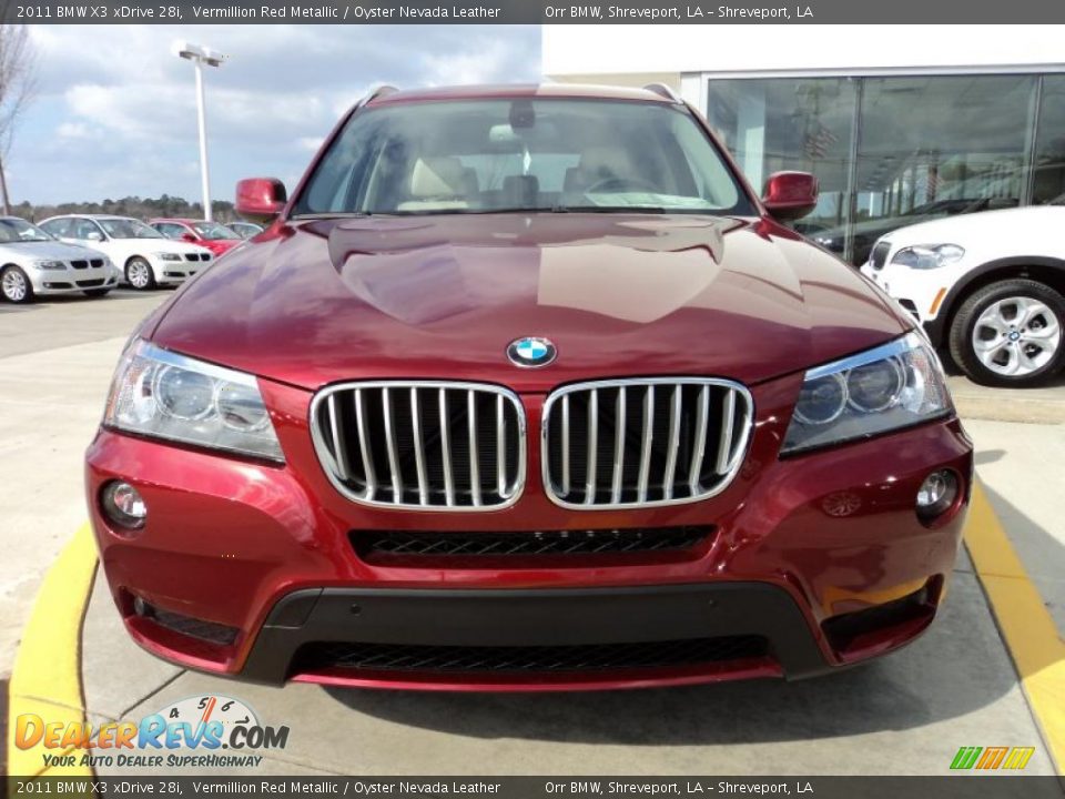 Bmw x3 in vermillion red #1