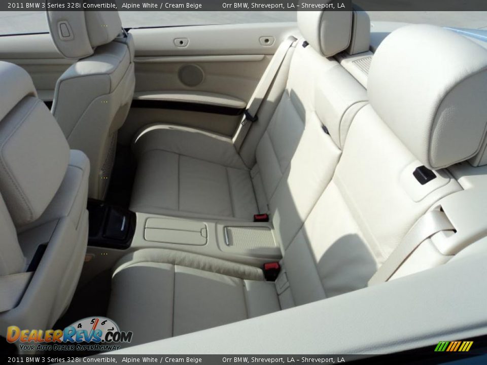 Cream Beige Interior - 2011 BMW 3 Series 328i Convertible Photo #8
