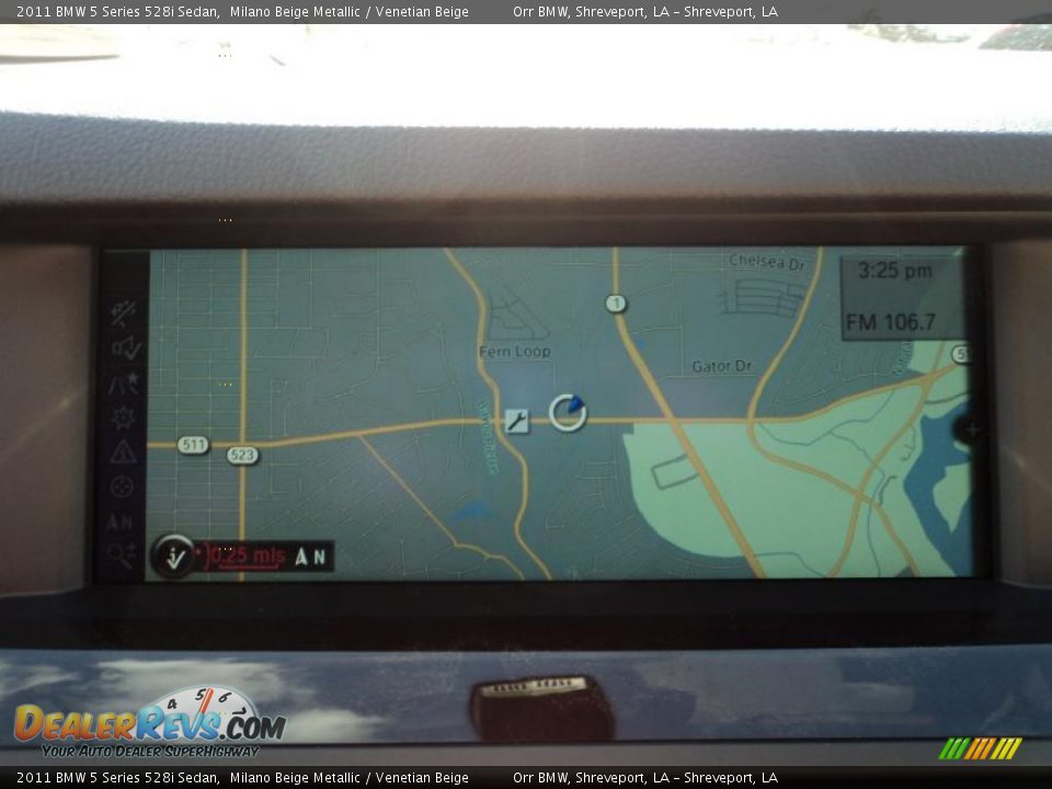 2011 BMW 5 Series 528i Sedan Milano Beige Metallic / Venetian Beige Photo #9