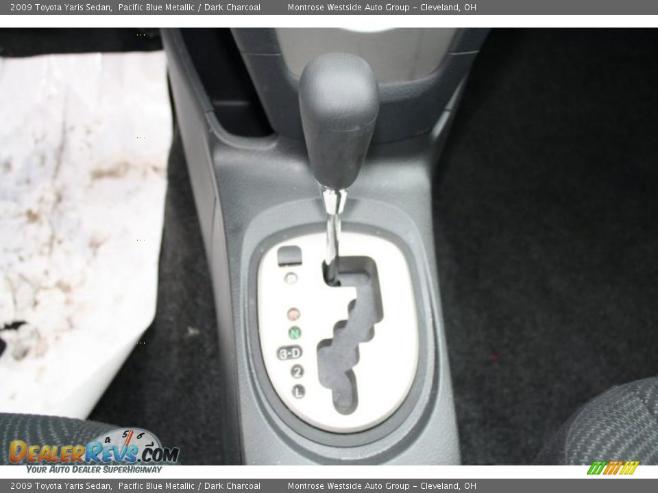 2009 Toyota Yaris Sedan Pacific Blue Metallic / Dark Charcoal Photo #13