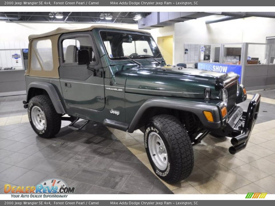 Forest Green Pearl 2000 Jeep Wrangler SE 4x4 Photo #4