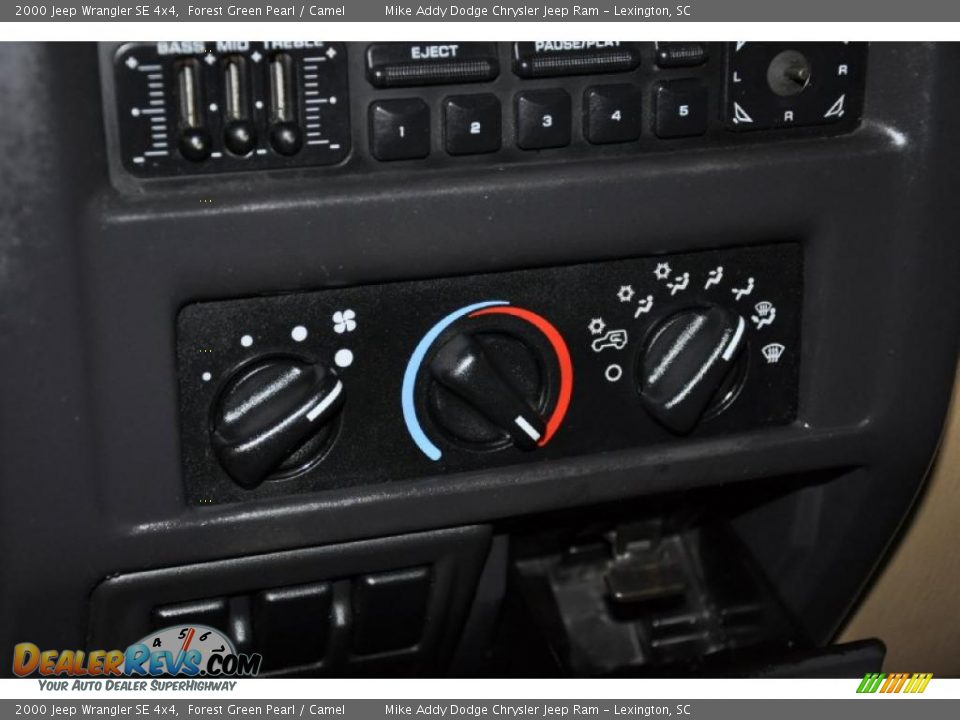 2000 Jeep Wrangler SE 4x4 Forest Green Pearl / Camel Photo #12