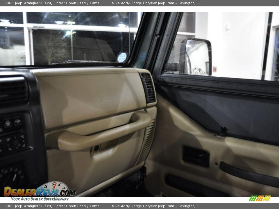 2000 Jeep Wrangler SE 4x4 Forest Green Pearl / Camel Photo #15