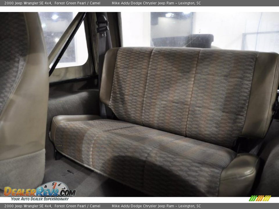 2000 Jeep Wrangler SE 4x4 Forest Green Pearl / Camel Photo #16