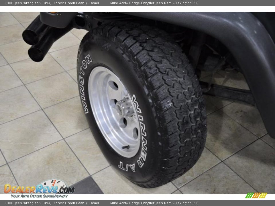 2000 Jeep Wrangler SE 4x4 Forest Green Pearl / Camel Photo #17