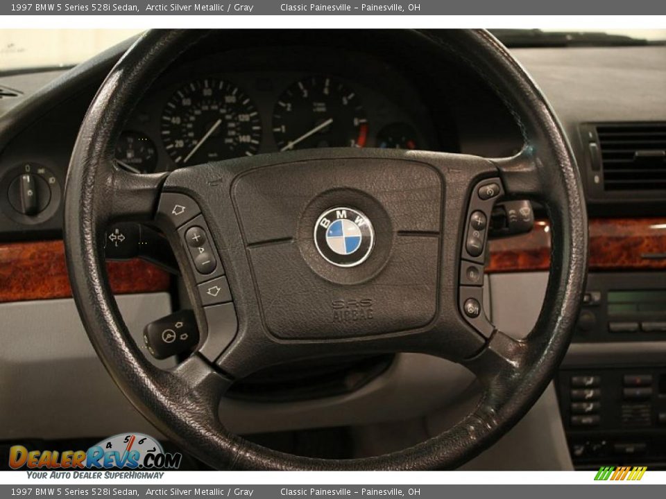 1997 BMW 5 Series 528i Sedan Steering Wheel Photo #10