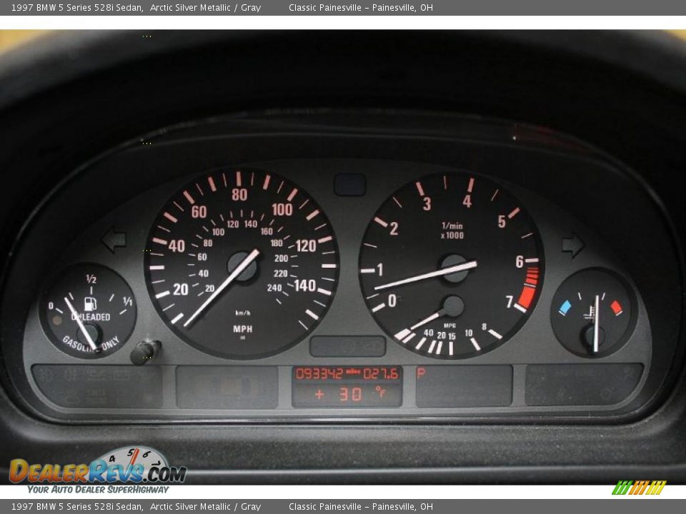 1997 BMW 5 Series 528i Sedan Gauges Photo #11
