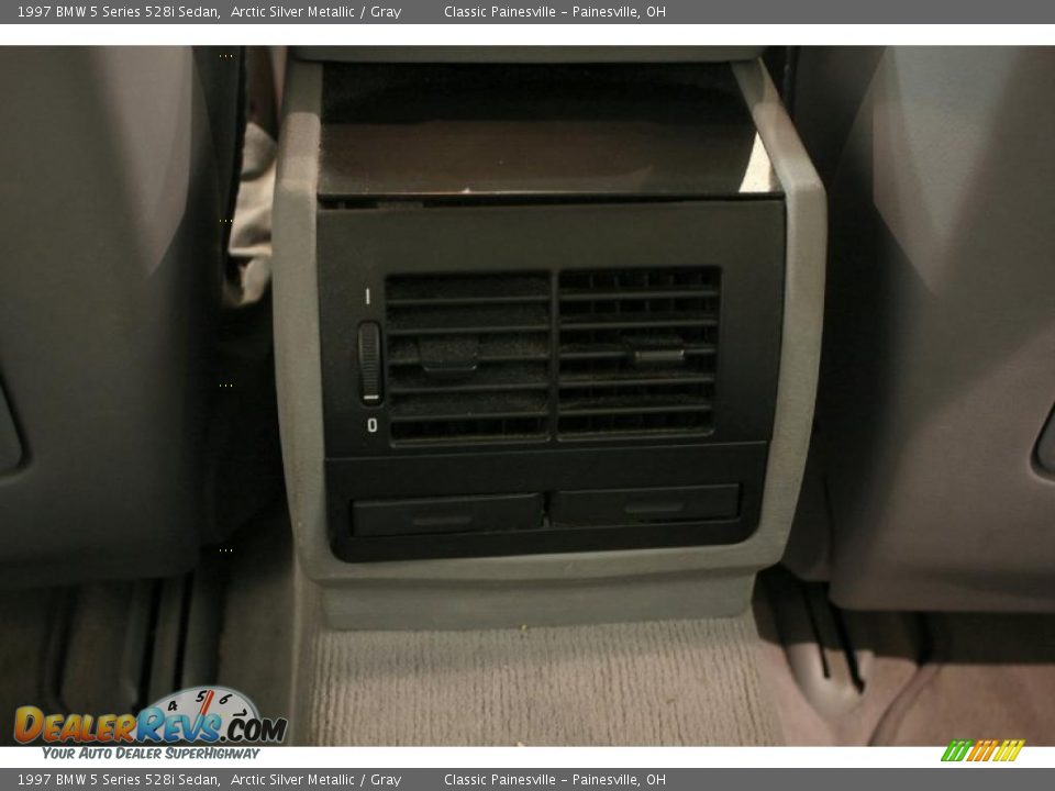 1997 BMW 5 Series 528i Sedan Arctic Silver Metallic / Gray Photo #19