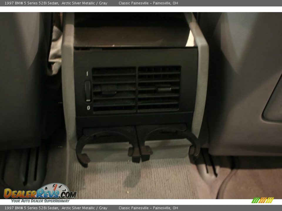 1997 BMW 5 Series 528i Sedan Arctic Silver Metallic / Gray Photo #20