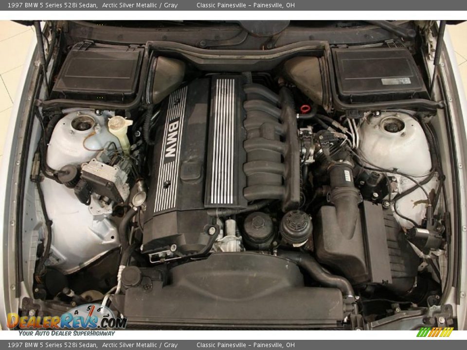 1997 BMW 5 Series 528i Sedan 2.8 Liter DOHC 24V Inline 6 Cylinder Engine Photo #22