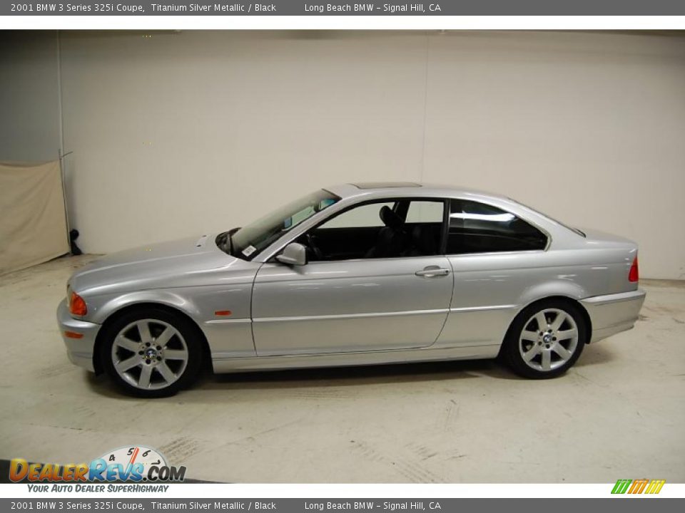 Titanium Silver Metallic 2001 BMW 3 Series 325i Coupe Photo #10