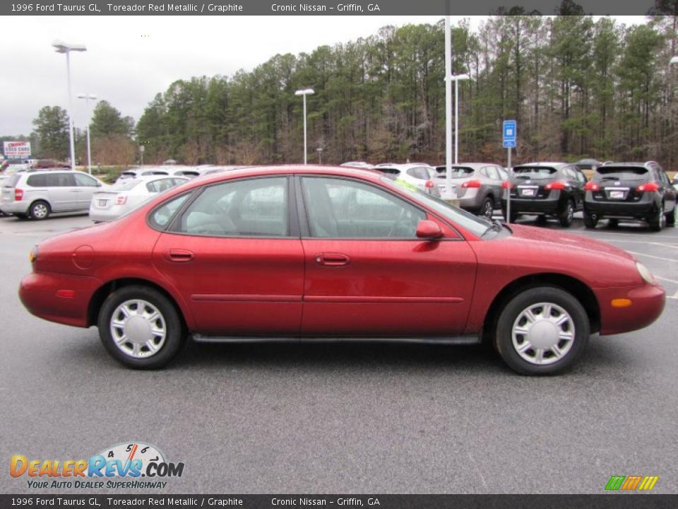 Toreador Red Metallic 1996 Ford Taurus GL Photo #6