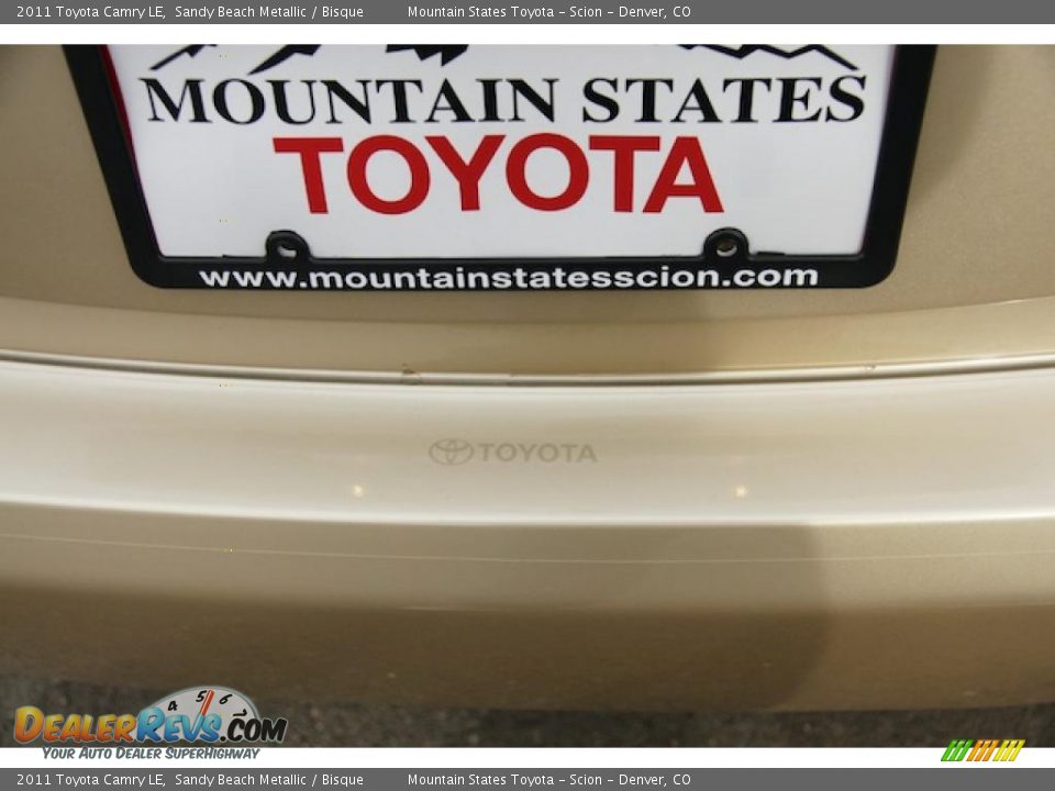 2011 Toyota Camry LE Sandy Beach Metallic / Bisque Photo #4