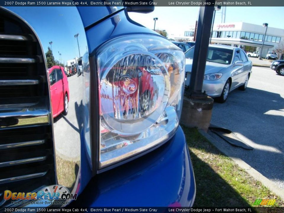 2007 Dodge Ram 1500 Laramie Mega Cab 4x4 Electric Blue Pearl / Medium Slate Gray Photo #9