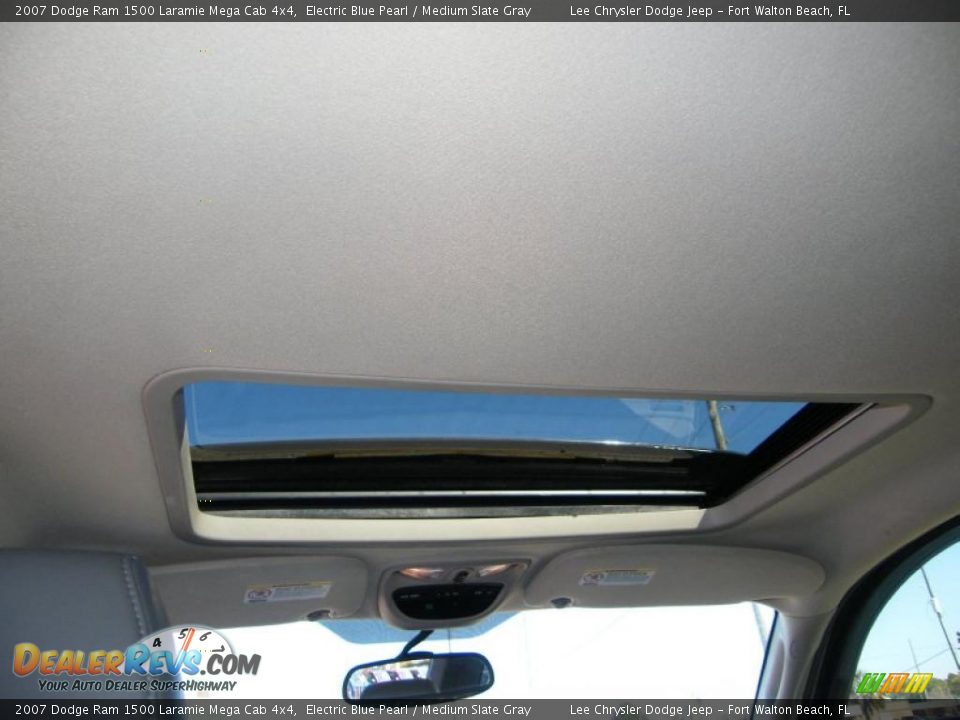 2007 Dodge Ram 1500 Laramie Mega Cab 4x4 Electric Blue Pearl / Medium Slate Gray Photo #21