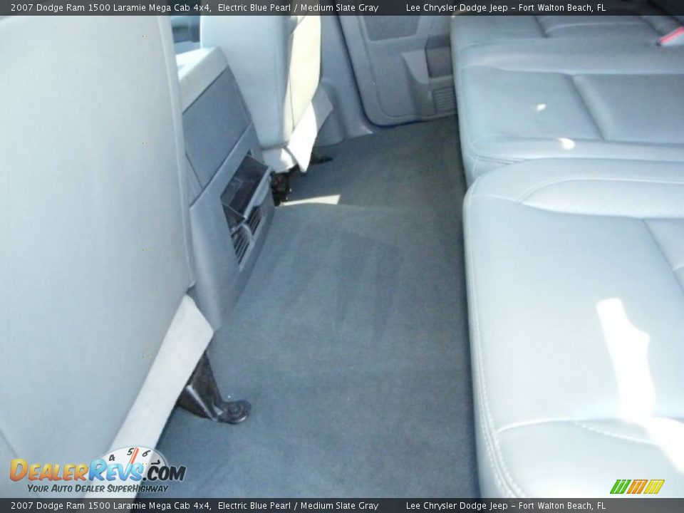 2007 Dodge Ram 1500 Laramie Mega Cab 4x4 Electric Blue Pearl / Medium Slate Gray Photo #23