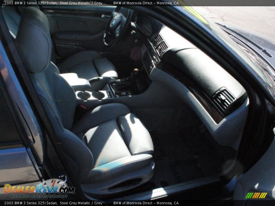 2003 BMW 3 Series 325i Sedan Steel Grey Metallic / Grey Photo #4