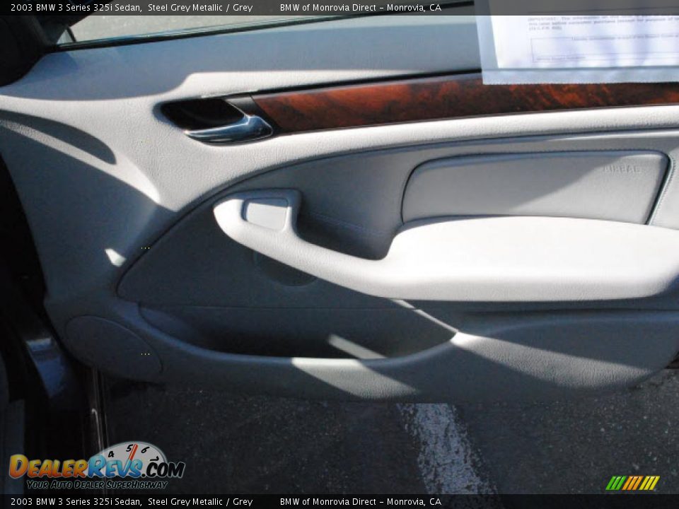 2003 BMW 3 Series 325i Sedan Steel Grey Metallic / Grey Photo #5