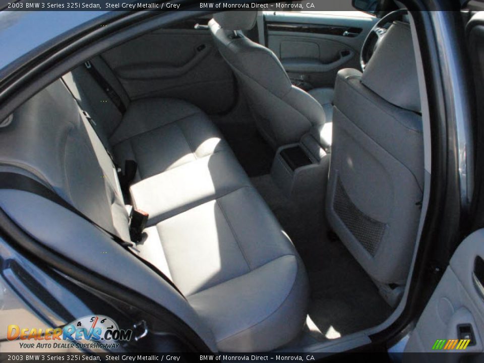 2003 BMW 3 Series 325i Sedan Steel Grey Metallic / Grey Photo #6