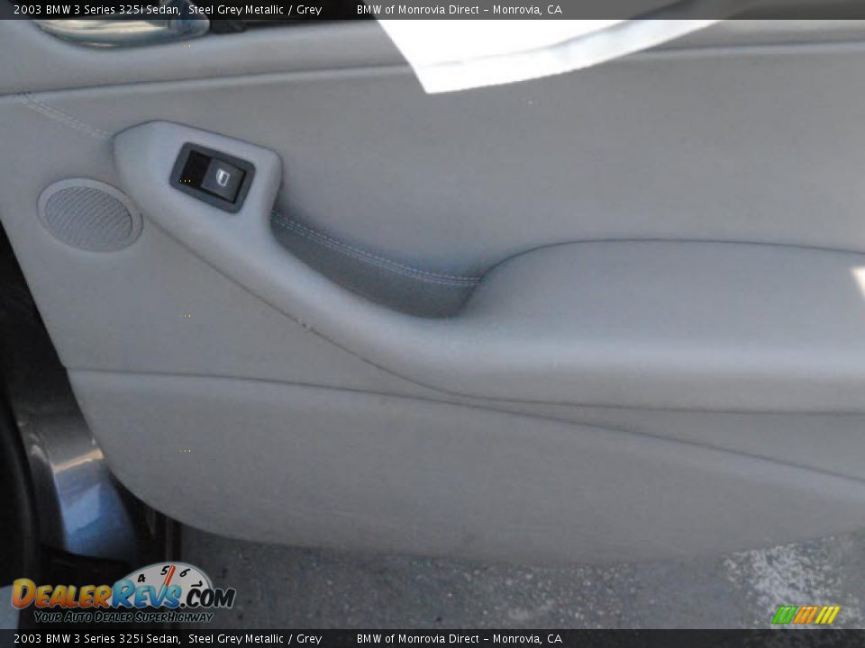 2003 BMW 3 Series 325i Sedan Steel Grey Metallic / Grey Photo #7