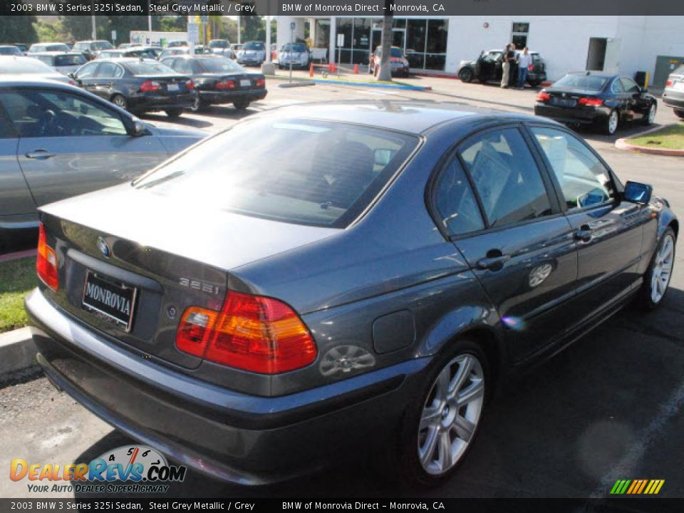 2003 BMW 3 Series 325i Sedan Steel Grey Metallic / Grey Photo #9