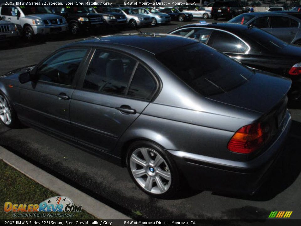2003 BMW 3 Series 325i Sedan Steel Grey Metallic / Grey Photo #11