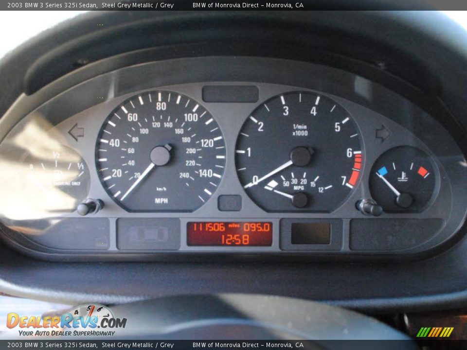 2003 BMW 3 Series 325i Sedan Gauges Photo #18