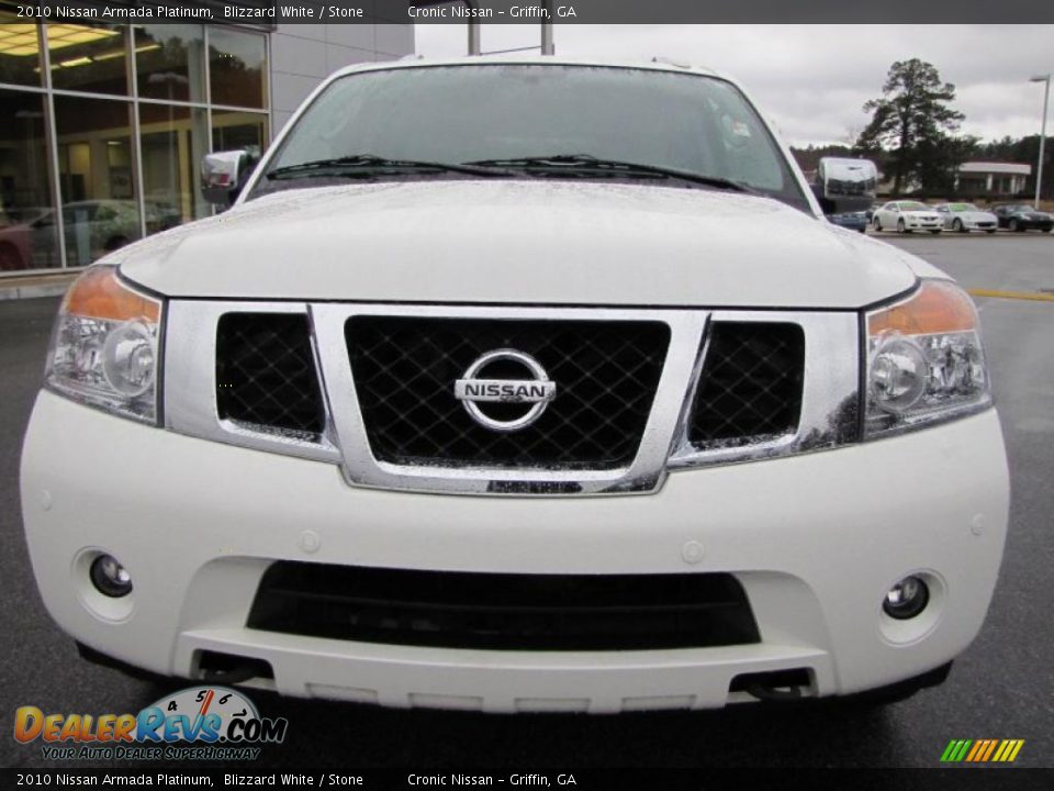 Blizzard White 2010 Nissan Armada Platinum Photo #8