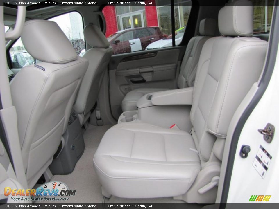 Stone Interior - 2010 Nissan Armada Platinum Photo #13