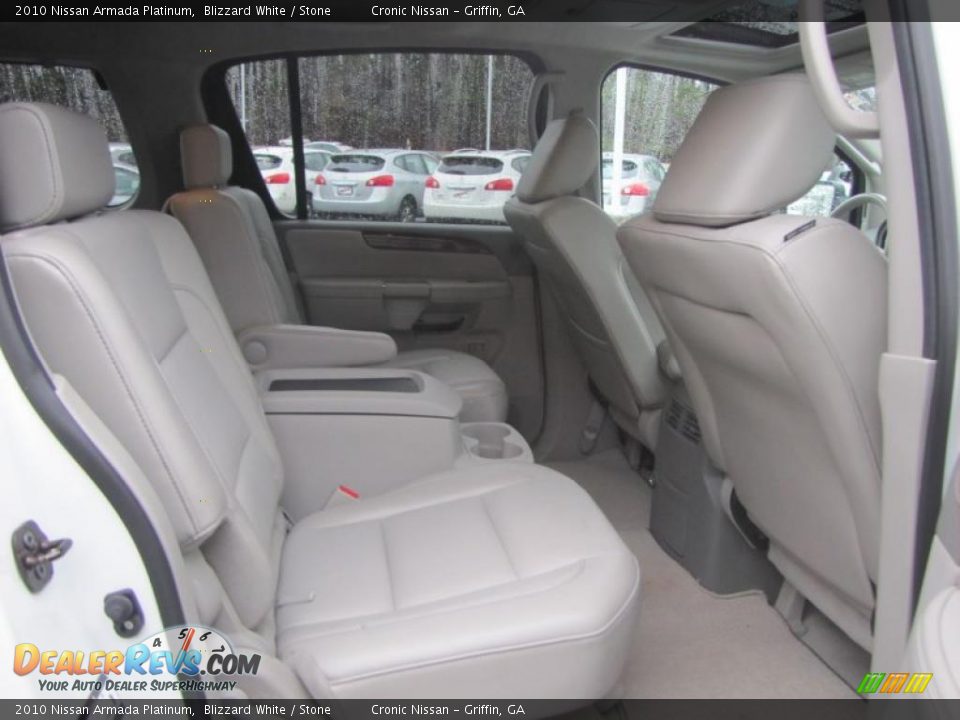Stone Interior - 2010 Nissan Armada Platinum Photo #18
