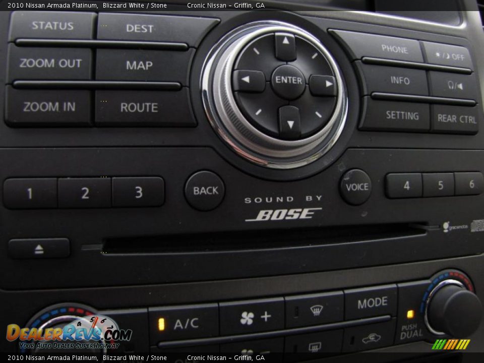Controls of 2010 Nissan Armada Platinum Photo #26