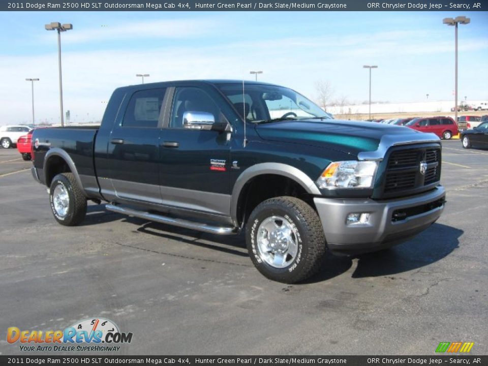 Front 3/4 View of 2011 Dodge Ram 2500 HD SLT Outdoorsman Mega Cab 4x4 Photo #3