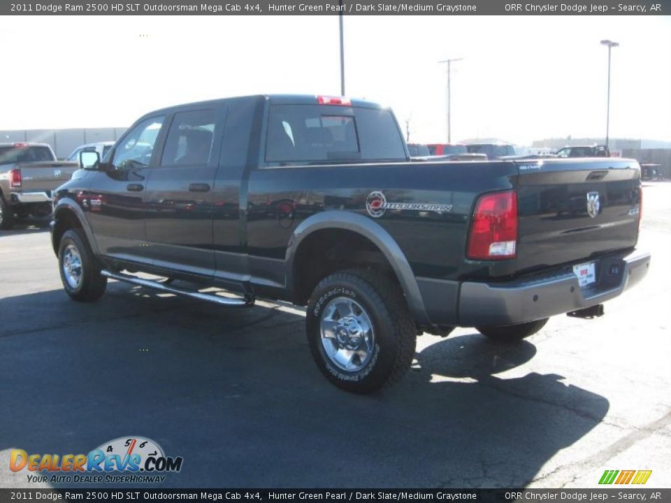 2011 Dodge Ram 2500 HD SLT Outdoorsman Mega Cab 4x4 Hunter Green Pearl / Dark Slate/Medium Graystone Photo #7