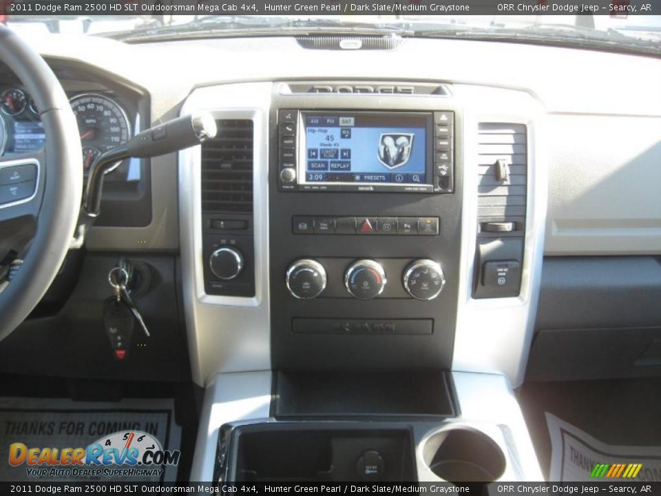 Controls of 2011 Dodge Ram 2500 HD SLT Outdoorsman Mega Cab 4x4 Photo #10